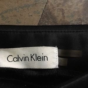 Calvin Klein silk one sleeve dress